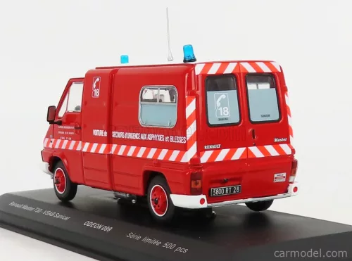Renault MASTER T30 VAN VSAB SANICAR AMBULANCE SAPEURS POMPIERS 1981