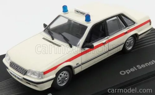 OPEL  SENATOR A2 NOTARZT AMBULANCE 1982  WHITE RED