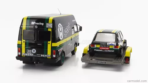 VOLKSWAGEN - RALLY SET - VOLKSWAGEN LT35 VAN + TRAILER + GOLF GTi MKI Gr.2 TEAM BP RACING VOLKSWAGEN SPORT N 10 RALLY TOUR DE FRANCE AUTOMOBILE 1981 J.PANCIATICI - P.THINNES