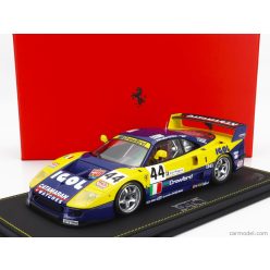   FERRARI  F40 GTE 3.5L TURBO V8 TEAM ENNEA SRL IGOL N 44 24h LE MANS 1996 L.DELLA NOCE - A.OLOFSSON - C.ROSENBLAD  YELLOW BLUE
