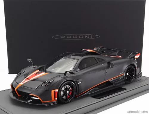 PAGANI  IMOLA 2020 - CON VETRINA - WITH SHOWCASE  CARBON FIBER MATT BLACK