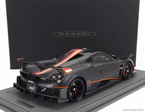 PAGANI  IMOLA 2020 - CON VETRINA - WITH SHOWCASE  CARBON FIBER MATT BLACK