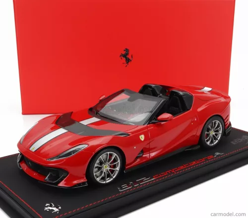 FERRARI  812 COMPETIZIONE A SPIDER 2022 - CON VETRINA - WITH SHOWCASE  ROSSO CORSA 322 - RED