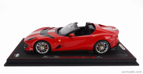 FERRARI  812 COMPETIZIONE A SPIDER 2022 - CON VETRINA - WITH SHOWCASE  ROSSO CORSA 322 - RED