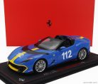 FERRARI  812 COMPETIZIONE A SPIDER N 112 2022 - CON VETRINA - WITH SHOWCASE  FRENCH RACING BLU - BLUE YELLOW