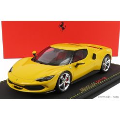   FERRARI  296 GTB HYBRID 830HP V6 2021 - CON VETRINA - WITH SHOWCASE  GIALLO MODENA - YELLOW