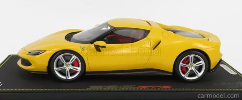 FERRARI  296 GTB HYBRID 830HP V6 2021 - CON VETRINA - WITH SHOWCASE  GIALLO MODENA - YELLOW