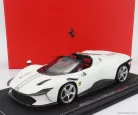 FERRARI  DAYTONA SP3 OPEN ROOF ICONA 2022 - CON VETRINA - WITH SHOWCASE  BIANCO ITALIA - WHITE