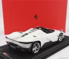 FERRARI  DAYTONA SP3 OPEN ROOF ICONA 2022 - CON VETRINA - WITH SHOWCASE  BIANCO ITALIA - WHITE