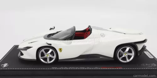 FERRARI  DAYTONA SP3 OPEN ROOF ICONA 2022 - CON VETRINA - WITH SHOWCASE  BIANCO ITALIA - WHITE