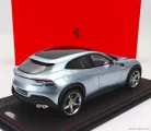 FERRARI  PUROSANGUE SUV 2022 - CON VETRINA - WITH SHOWCASE  GRIGIO ALLOY - BLUE GREY MET