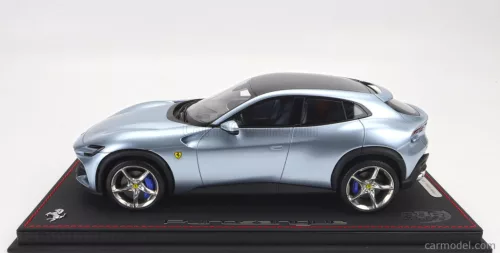 FERRARI  PUROSANGUE SUV 2022 - CON VETRINA - WITH SHOWCASE  GRIGIO ALLOY - BLUE GREY MET