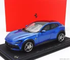 FERRARI  PUROSANGUE SUV 2022 - CON VETRINA - WITH SHOWCASE  BLU CORSA - BLUE MET