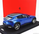 FERRARI  PUROSANGUE SUV 2022 - CON VETRINA - WITH SHOWCASE  BLU CORSA - BLUE MET