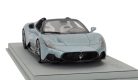 MASERATI  MC20 CIELO SPIDER 2022 - CON VETRINA - WITH SHOWCASE  ACQUAMARINA - LIGHT BLUE MET