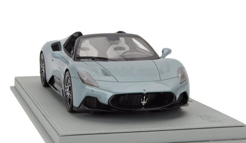 MASERATI  MC20 CIELO SPIDER 2022 - CON VETRINA - WITH SHOWCASE  ACQUAMARINA - LIGHT BLUE MET