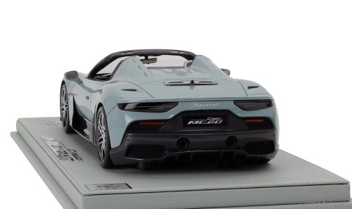 MASERATI  MC20 CIELO SPIDER 2022 - CON VETRINA - WITH SHOWCASE  ACQUAMARINA - LIGHT BLUE MET