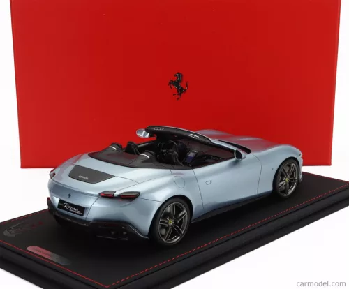 FERRARI  ROMA SPIDER OPEN 2020 - CON VETRINA - WITH SHOWCASE  GRIGIO ALLOY - GREY