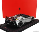 FERRARI  SF90 XX STRADALE SPIDER 2024 - CON VETRINA - WITH SHOWCASE  GRIGIO COMPETIZIONE - GREY YELLOW BLACK