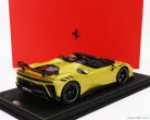 FERRARI  SF90 XX STRADALE SPIDER 2024 - CON VETRINA - WITH SHOWCASE  GIALLO MONTECARLO - YELLOW MET BLACK