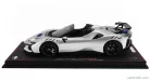 FERRARI  SF90 XX STRADALE SPIDER 2024 - CON VETRINA - WITH SHOWCASE  ARGENTO NURBURGRING - SILVER BLUE BLACK