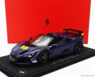 FERRARI  SF90 XX STRADALE SPIDER 2024 - CON VETRINA - WITH SHOWCASE  BLU ELETTRICO - BLUE YELLOW BLACK