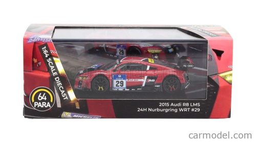 AUDI  R8 LMS TEAM WRT AUDI SPORT N 29 24h NURBURGRING 2015 NICKI THIIM - CHRISTER JOENS - PIERRE KAFFER - LAURENS VANTHOOR  RED BLACK