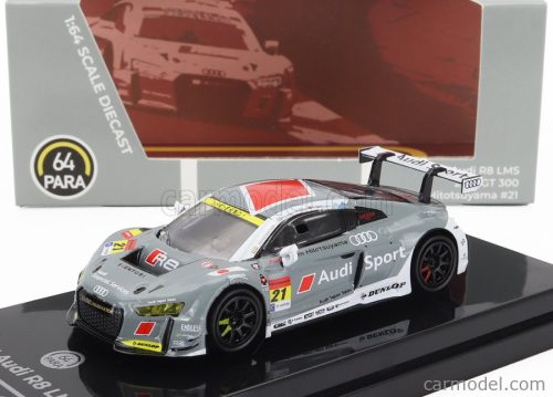 AUDI  R8 LMS TEAM HITOTSUYAMA N 21 GT300 CLASS SUPER GT 2017 RICHARD LYONS - MASATAKA YANAGIDA  GREY WHITE