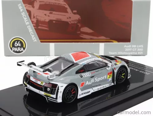 AUDI  R8 LMS TEAM HITOTSUYAMA N 21 GT300 CLASS SUPER GT 2017 RICHARD LYONS - MASATAKA YANAGIDA  GREY WHITE