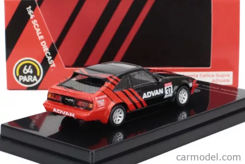 TOYOTA  CELICA SUPRA ADVAN N 37 RACING LHD 1984  BLACK RED