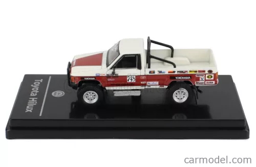 TOYOTA  HILUX PICK-UP RACING LHD 1985  WHITE RED