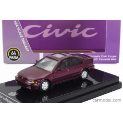 HONDA  CIVIC COUPE EJ1 LHD 1995  CAMELLIA RED MET