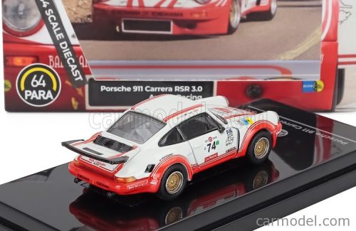 PORSCHE  911 CARRERA RSR 3.0 COUPE TEAM AURORA RACING N 74 1974  WHITE RED