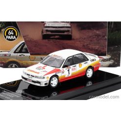   MITSUBISHI  GALANT VR-4 N 1 RALLY MALAYSIA 1991 ROSS DUNKERTON - FRED GOCENTAS  WHITE ORANGE