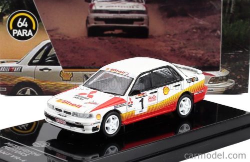 MITSUBISHI  GALANT VR-4 N 1 RALLY MALAYSIA 1991 ROSS DUNKERTON - FRED GOCENTAS  WHITE ORANGE