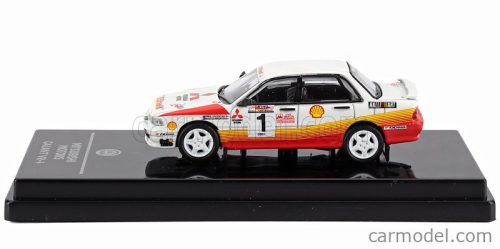 MITSUBISHI  GALANT VR-4 N 1 RALLY MALAYSIA 1991 ROSS DUNKERTON - FRED GOCENTAS  WHITE ORANGE