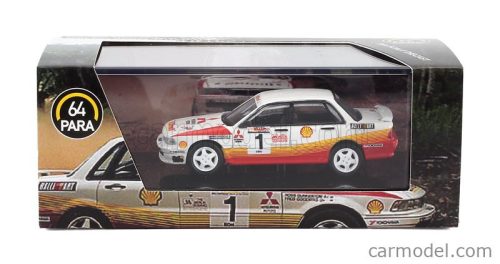 MITSUBISHI  GALANT VR-4 N 1 RALLY MALAYSIA 1991 ROSS DUNKERTON - FRED GOCENTAS  WHITE ORANGE