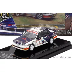   MITSUBISHI  GALANT VR-4 N 1 RALLY INDONESIA RHD 1993 ROSS DUNKERTON - FRED GOCENTAS  WHITE BLUE