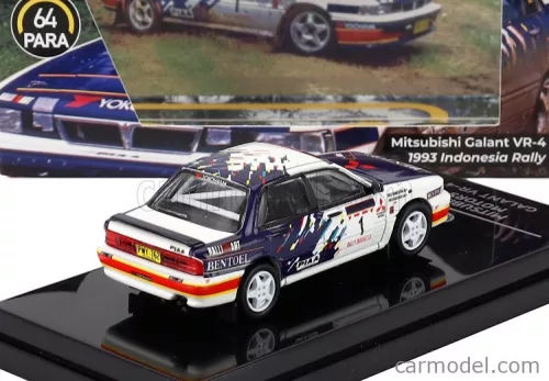 MITSUBISHI  GALANT VR-4 N 1 RALLY INDONESIA RHD 1993 ROSS DUNKERTON - FRED GOCENTAS  WHITE BLUE