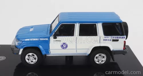 TOYOTA  LAND CRUISER 76 JAF JAPAN AUTOMOBILE FEDERATION 2017  BLUE WHITE