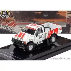   TOYOTA  HILUX PICK-UP TEAM DEALER TOYOTA N 603 ROAD OF AFRICA RHD 1995 RICHARD LEEK - KASSIE COETZEZ  WHITE RED