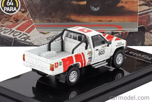 TOYOTA  HILUX PICK-UP TEAM DEALER TOYOTA N 603 ROAD OF AFRICA RHD 1995 RICHARD LEEK - KASSIE COETZEZ  WHITE RED