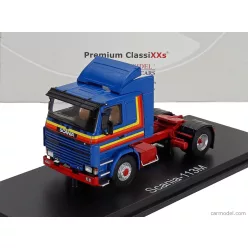 SCANIA  113M TRACTOR TRUCK 2-ASSI 1987  BLUE YELLOW RED