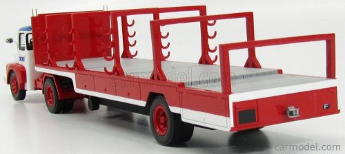 UNIC  IZOARD TRUCK SEMI-REMORQUE 1958 - SABINE RANCY CIRQUE - CIRCUS  WHITE RED BLUE