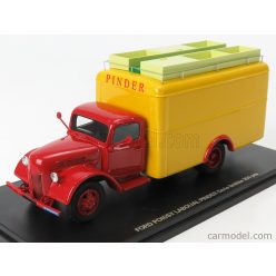   FORD USA  TRUCK VAN POISSY LABOUAL CIRCUS PINDER 1951  RED YELLOW