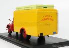 FORD USA  TRUCK VAN POISSY LABOUAL CIRCUS PINDER 1951  RED YELLOW
