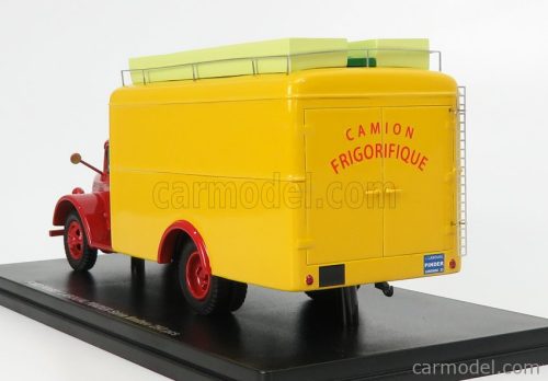 FORD USA  TRUCK VAN POISSY LABOUAL CIRCUS PINDER 1951  RED YELLOW