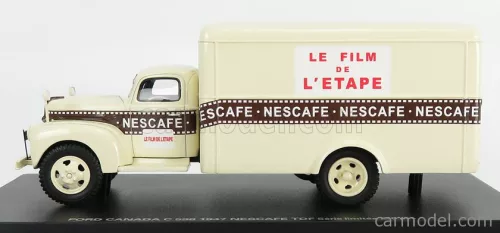 FORD USA  CANADA TRUCK VAN NESCAFE 1947  CREAM BROWN