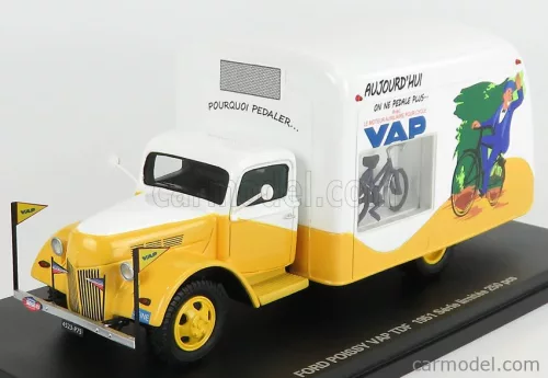 FORD USA  TRUCK VAN POISSY VAP TDF 1951  YELLOW WHITE