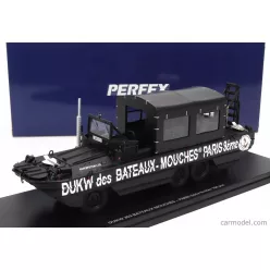   GMC  DUKW CCKW 353 TRUCK BOAT BATEAUX MOUCHES PARIS ANFIBIO GOMMATO 3-ASSI 1965  BLACK